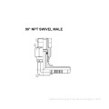 NPT Thread Swivel Male 90° 15691KSW